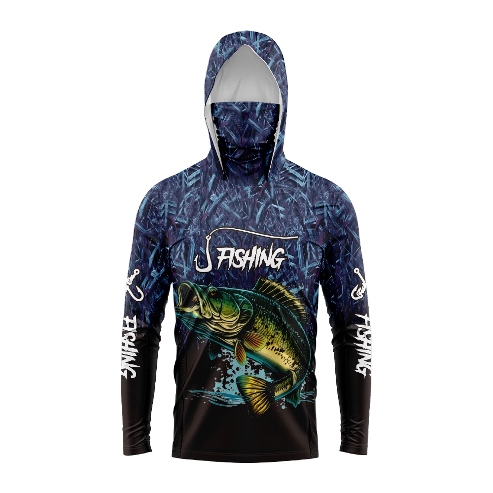 Men Bass Fish Print Fishing Ho - огляд і ціна Fishing Hoodie