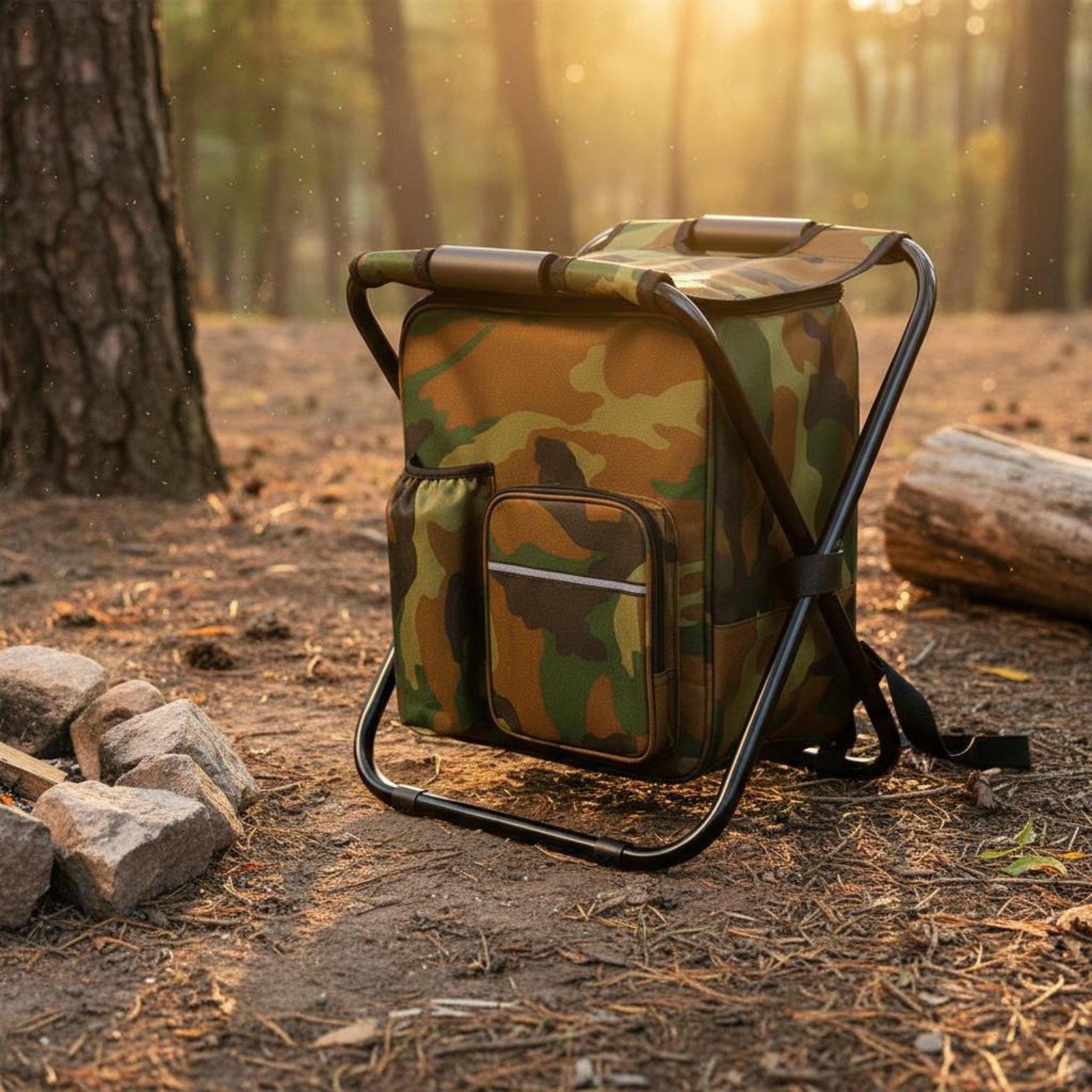 Backpack Chiller Stool Foldabl - огляд і ціна Fishing Backpack