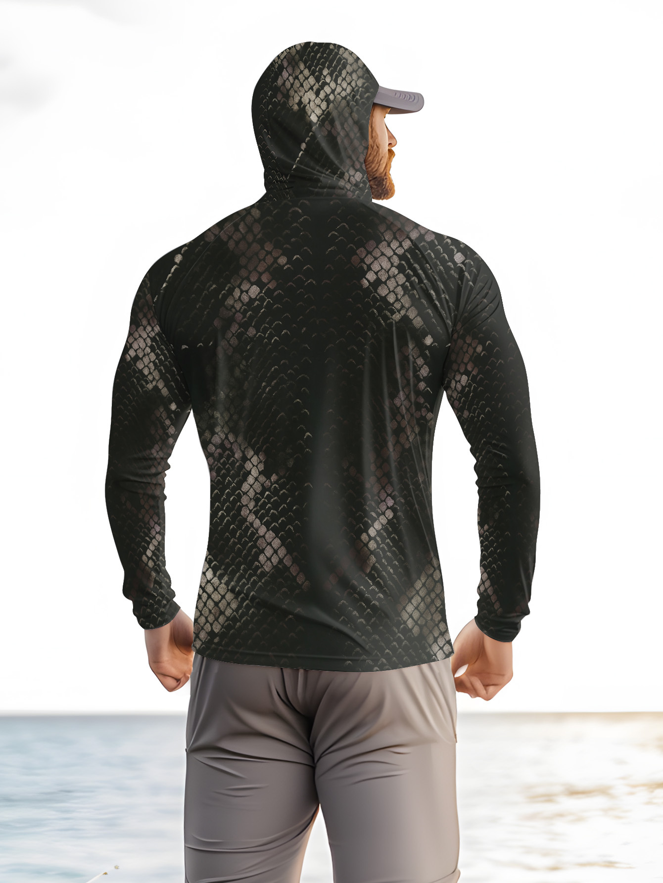 Men's Fishing Hooded Long-Slee - огляд і ціна Fishing Hoodie