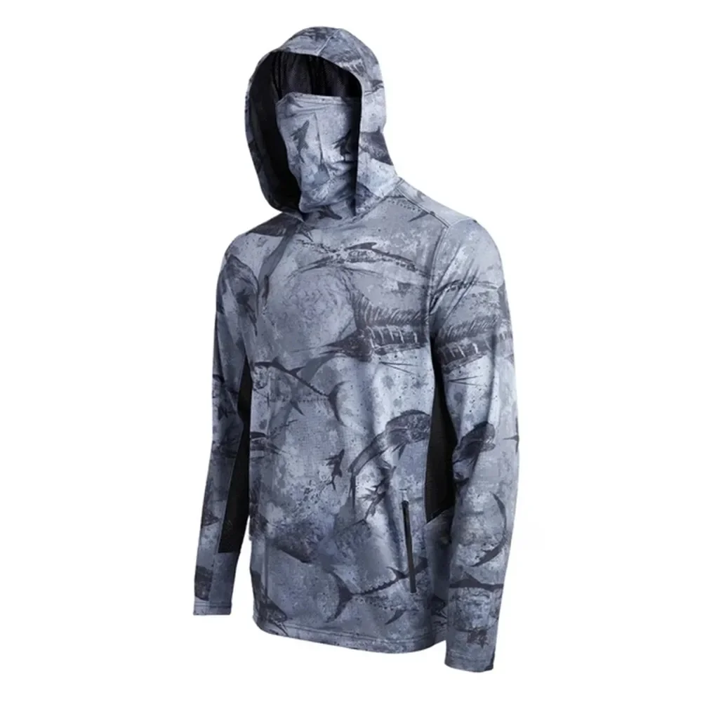 Camouflage Fishing Shirt Upf 5 - огляд і ціна Fishing Mask Sun Protection